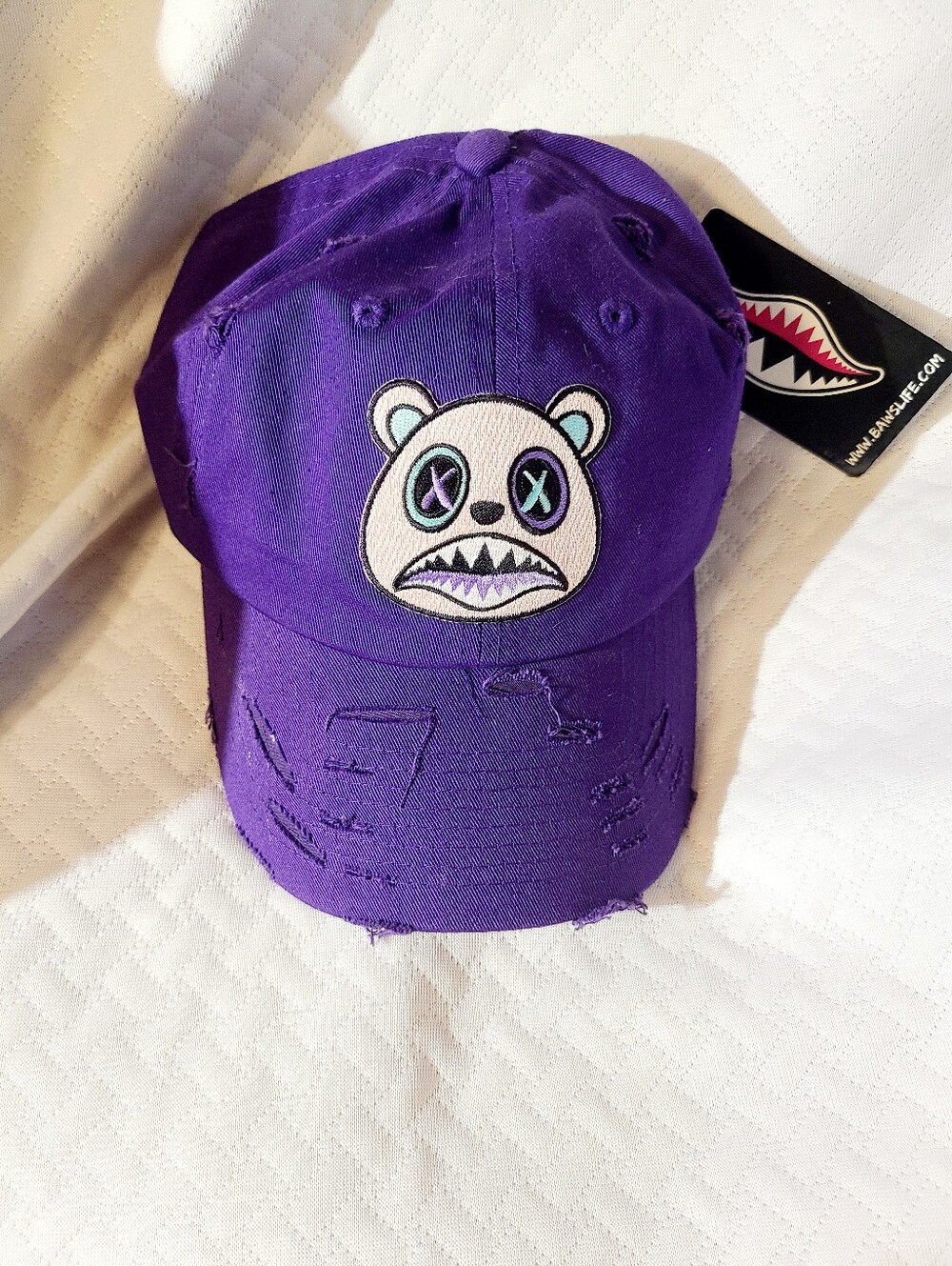 BAWS Distressed Dad Hat CRAZY DOG HAT